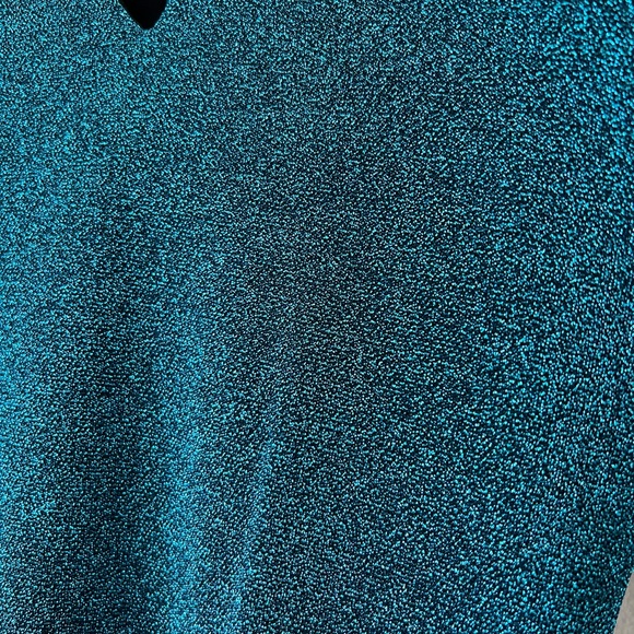 Alice and Olivia sparkling turquoise dress - Picture 2 of 4